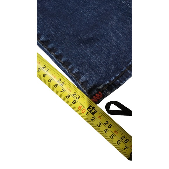 True Religion Jeans‎ Girls Size 8 Dark Wash Red Stitch Denim Pants - Picture 6 of 10